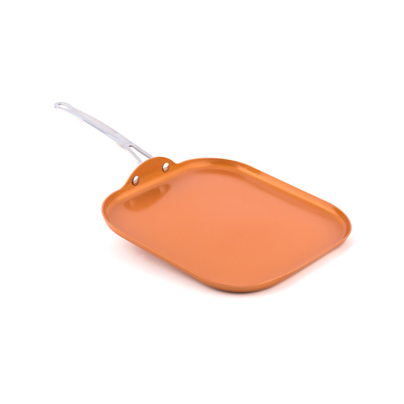 Master Pan Masterpan Griddle / Crepe Pan, Copper Color Ceramic Non